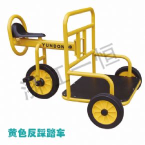 兒童車系列黃色反踩踏車