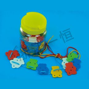 穿編類(lèi)小熊塑料片