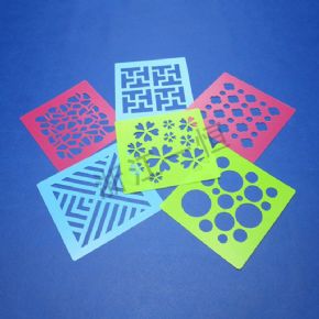 美術(shù)工具類特別花紋模板套裝 -A