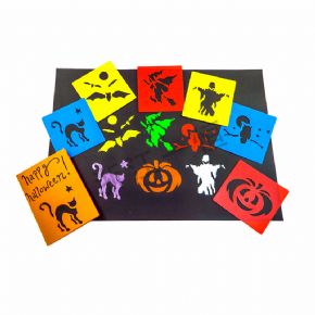 美術(shù)工具類萬圣節(jié)模板